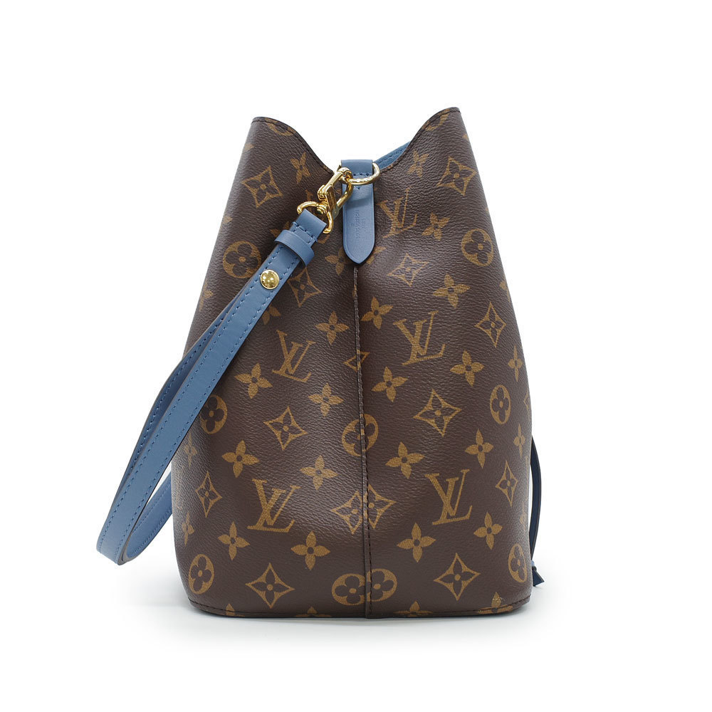Louis Vuitton Neonoe Shoulder Bag 2way Monogram Brown Blue